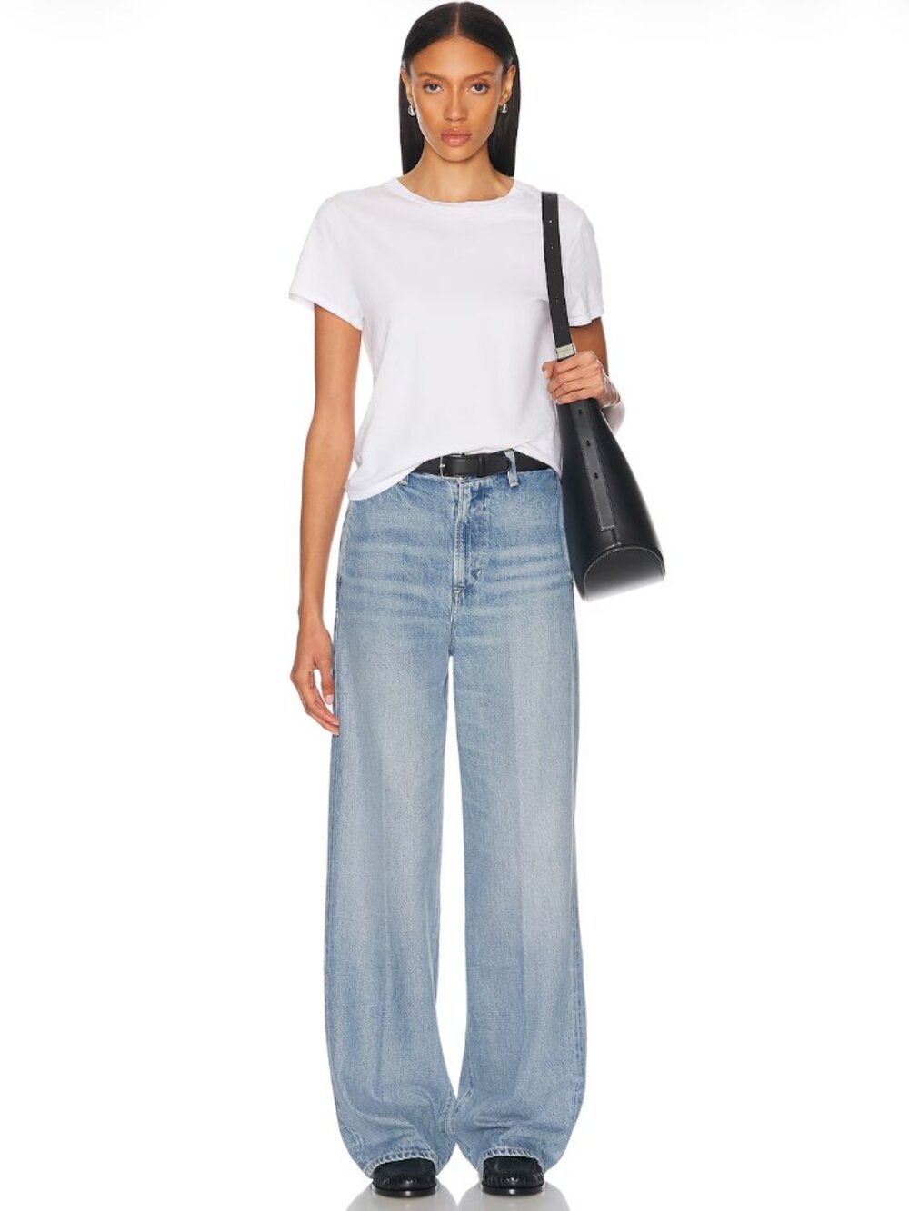 Citizens of Humanity Ayla Polished Trouser High-Rise Tapered Jeans in Chalice 26